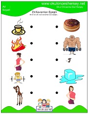 zıt kavramları eşleştirme çalışmaları